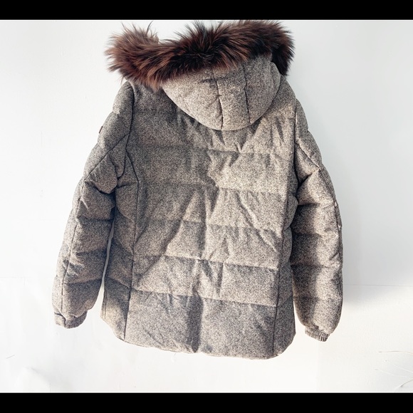 [SOLD] Tatras Guenuine Goose Down Winter Jacket with Racoon Fur Hood Size XL 05 - Picture 3 of 12